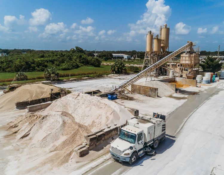 Rock Quarry Drone Photo